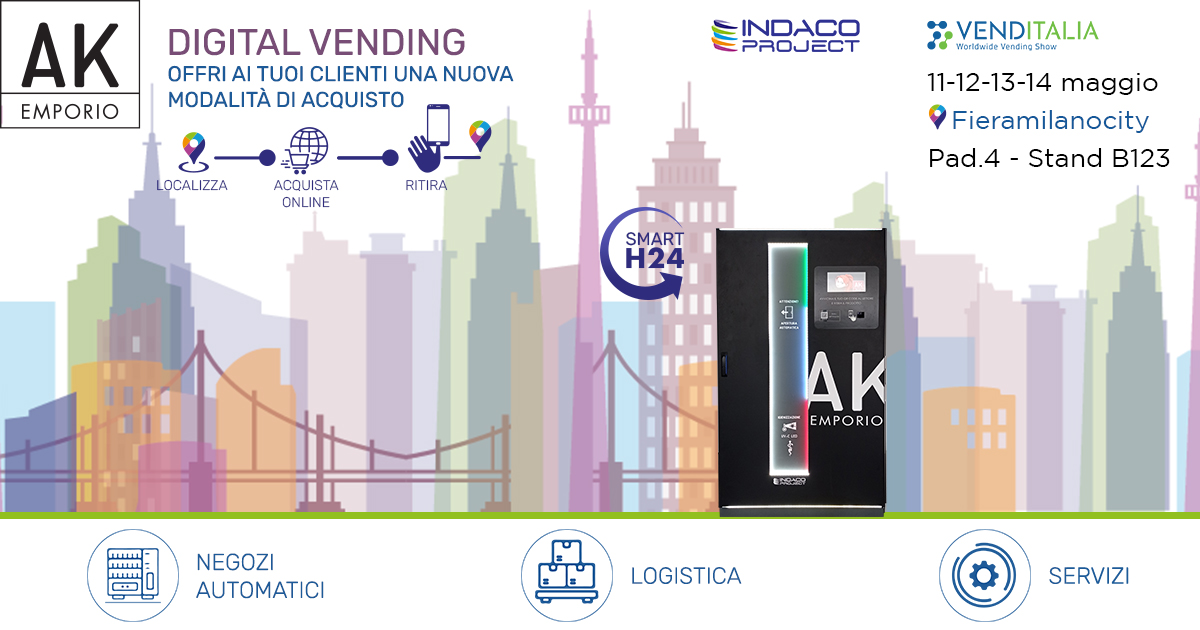 AK EMPORIO Digital Vending al Venditalia 2022