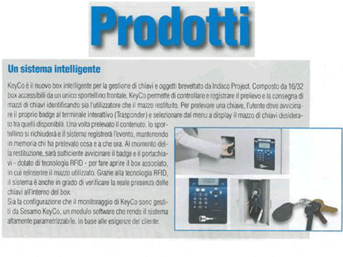 Prodotti - Un sistema intelligente